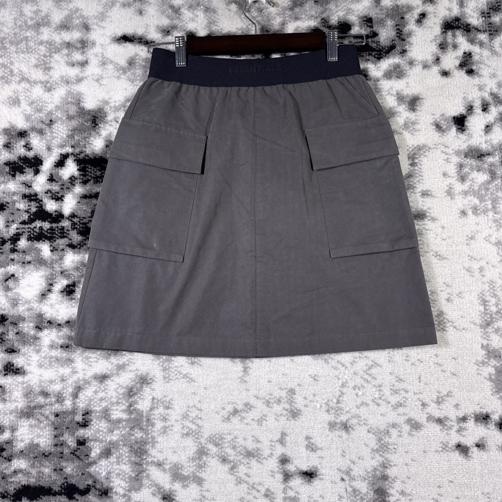 Fear Of God Skirt Womens Size Small Gray Cargo Essentials Performance Athleisure
